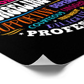 Groovy Counseling Team Appreciation Back To School ポスター (角)