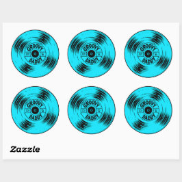 Groovy Dady Record Soul andファンク70クールs ラウンドシール