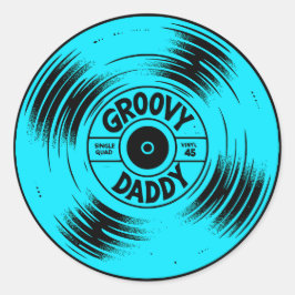 Groovy Dady Record Soul andファンク70クールs ラウンドシール