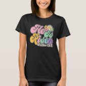 Groovy Daisy He Is Risen Floral Jesus Christian Ea Tシャツ (正面)