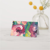 Groovy Deco Oil 結婚 Painting's プレイスカード (裏面)