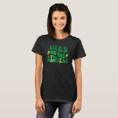 Groovy Dibs on the Redhead for St Patricks Day Par Tシャツ (正面フル)