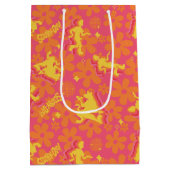 Groovy Discoスクービードゥーパターン ミディアムペーパーバッグ (裏面)