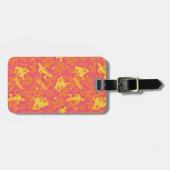 Groovy Discoスクービードゥーパターン ラゲッジタグ (正面横)