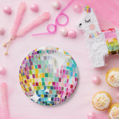 Groovy Discoパーティーレトロ70sレッツディスコ誕生日 ペーパープレート (パーティー)