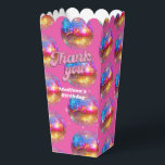 Groovy Disco Ball Birthday Party Gold Pink Glitter フェイバーボックス<br><div class="desc">Do you love the 80s dancing disco ball? The 70s disco ball? Look at our Groovy Disco Ball Birthday Party Gold Pink Glitter Favor Boxes! Celebrate in style with our vibrant birthday disco ball hot pink favor boxes featuring a colorful gold mirror disco ball and dazzling typography with a digital...</div>