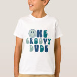 Groovy Dude 1st Birthday Kids Shirt 1枚 Tシャツ<br><div class="desc">Groovy Dude 1st Birthday Kids Shirt 1枚</div>