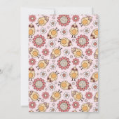 Groovy Easter Bunnyの手紙 招待状 (裏面)