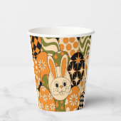 Groovy Easter Bunny Party Paper Cups 紙コップ (裏面)