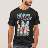 Groovy Easter Bunny Spring Gnomes Easter Egg Hunti Tシャツ (正面)