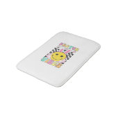 Groovy Easter Vibes Bunny Easter Day Smile Face Gi バスマット (アングル)