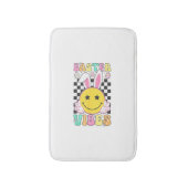 Groovy Easter Vibes Bunny Easter Day Smile Face Gi バスマット (正面縦)