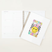 Groovy Easter Vibes Bunny Easter Day Smile Face Gi プランナー手帳 (ディスプレー)