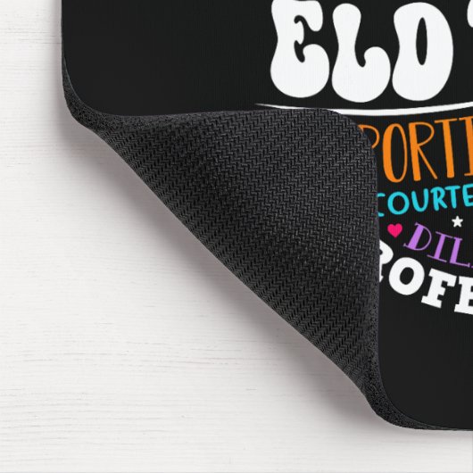 Groovy Eld Team Crew English Language Development  マウスパッド (コーナー)