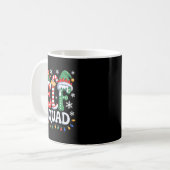 Groovy Elf Squad Elf Family Christmas Matching Paj コーヒーマグカップ (正面左)