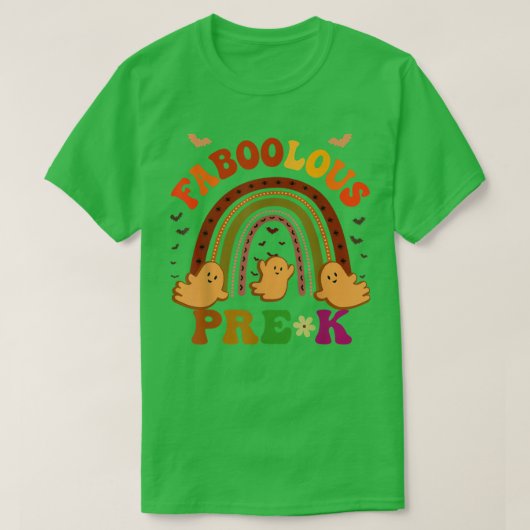 Groovy FABOOLOUS PRE-K TEACHER Costume This Is My Tシャツ (デザイン正面)