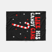 Groovy Family Christmas Couple Matching Funny Tee フリースブランケット (正面(横))