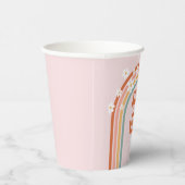 Groovy Fiveはヴィベデイジーレインボー5歳の誕生日 紙コップ (右)