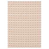 Groovy Floral Tablecloth 70s Sage & Copper Vibes テーブルクロス (正面)