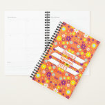 Groovy Flower Power Budget プランナー手帳<br><div class="desc">* Keep your day / week organized with this custom planner, available in two size options. * Useful stickers are included. * Colorful planner for daily happenings and budget control. * Keep track of spending (Goal is to spend less than monthly income). * Writing down purchases can help maintain a...</div>