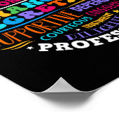 Groovy Front Desk Financial Secretary Admin Apprec ポスター (角)