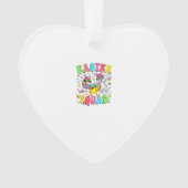 Groovy Funny Rabbit Egg Chick Easter Squad Day Men オーナメント (正面)
