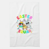 Groovy Funny Rabbit Egg Chick Easter Squad Day Men キッチンタオル (縦)