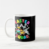 Groovy Funny Rabbit Egg Chick Easter Squad Day Men コーヒーマグカップ (左)