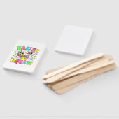 Groovy Funny Rabbit Egg Chick Easter Squad Day Men ハンドファン (組立なし)