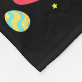 Groovy Funny Rabbit Egg Chick Easter Squad Day Men フリースブランケット (角)