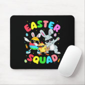 Groovy Funny Rabbit Egg Chick Easter Squad Day Men マウスパッド (マウス)