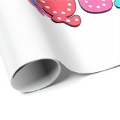 Groovy Funny Rabbit Egg Chick Easter Squad Day Men ラッピングペーパー (ロールコーナー)