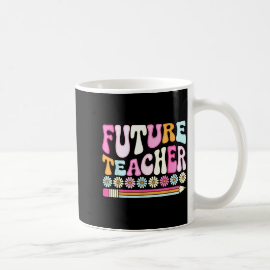 Groovy Future Teacher Student Graduation Teacher I コーヒーマグカップ (右)