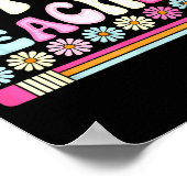 Groovy Future Teacher Student Graduation Teacher I ポスター (角)