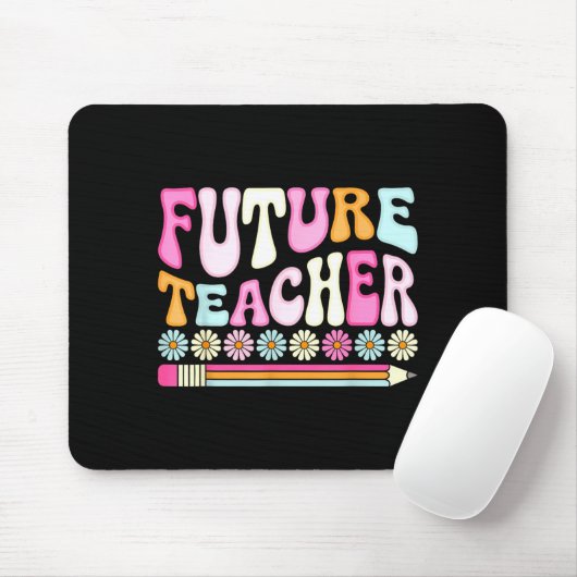 Groovy Future Teacher Student Graduation Teacher I マウスパッド (マウス)