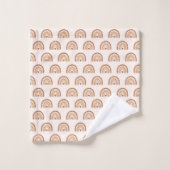 Groovy Garden Towel Terracotta Copper Touch バスタオルセット (ウォッシュタオル)