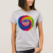 Groovy geezer boomer hippie 60s絞り染め tシャツ (正面)