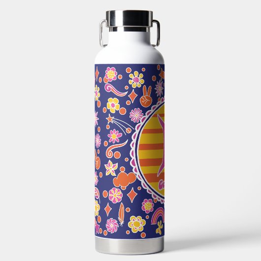 Groovy Gemini Custom ウォーターボトル (正面)