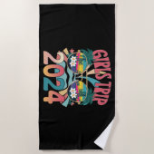 Groovy Girls Trip 2024週末夏ビーチ ビーチタオル (正面)