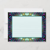 Groovy Glow BlacklightバルミツワーありがとうV2L サンキューカード (裏面)