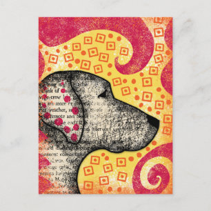 Groovy Good Dogはがき ポストカード