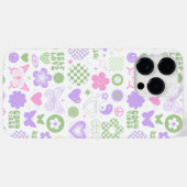 Groovy Good Vibes Y2Kバタフライガールモダンズ Case-Mate iPhoneケース (裏面 (横))