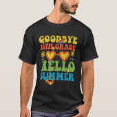 Groovy Goodbye 10th Grade Hello Summer Last Day Of Tシャツ (正面)