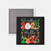 Groovy Goodbye 2025 Hello 2026 Happy New Years Eve マグネット (正面/裏面)