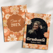 Groovy Graduation Announcement 招待状