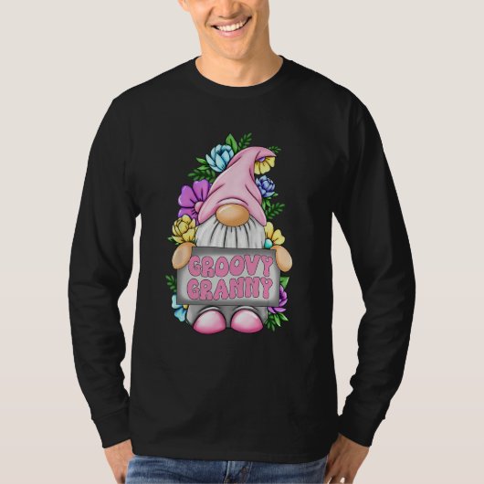 Groovy Granny Gnome Happy Mothers Day For Mom Gnom Tシャツ (正面)
