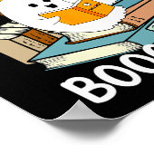 Groovy Halloween Ghost Read More Boooooks Libraria ポスター (角)