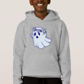 groovy halloween spooky boho floral ghost (正面)