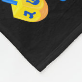 Groovy Hanukkah Vibes Chanukah Pajama Happy Hanukk フリースブランケット (角)