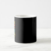 Groovy Happy 100th Day Of School先生分隊お尻 コーヒーマグカップ (中央)